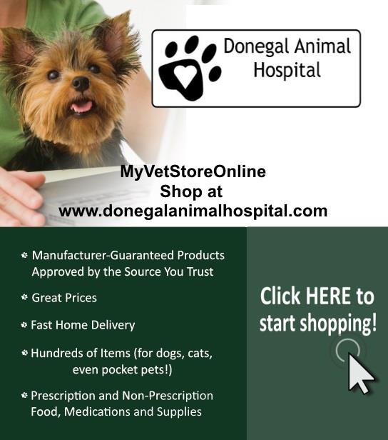 Donegal Animal Hospital - Veterinarian In Mount Joy, PA USA :: Online Store